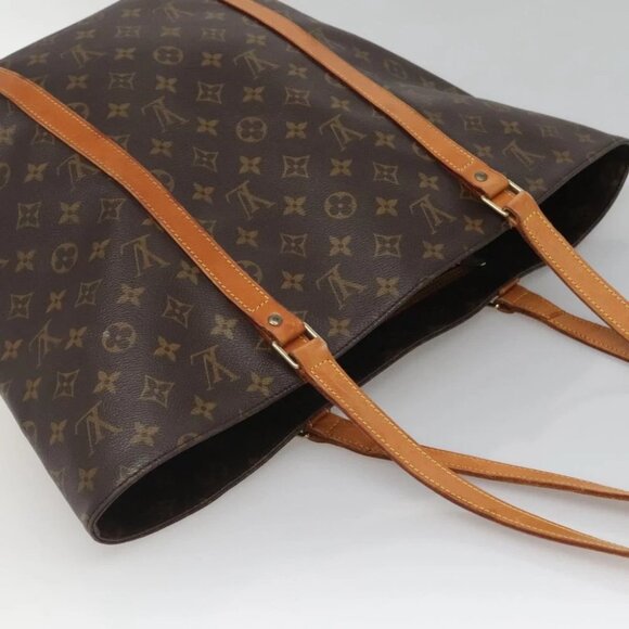 LOUIS VUITTON Monogram Sac Shopping Tote Bag M51108 LV Auth 123056 - Picture 9 of 14